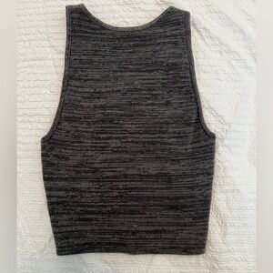 Hollister Gray Sleeveless Knit Tank Top
